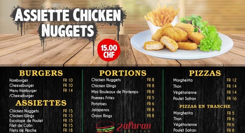 Restaurant Menu Video Service for TV Displays Showcasing High-Definition Videos