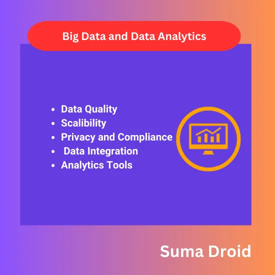 Data analytics tools visualizing large datasets and insights.