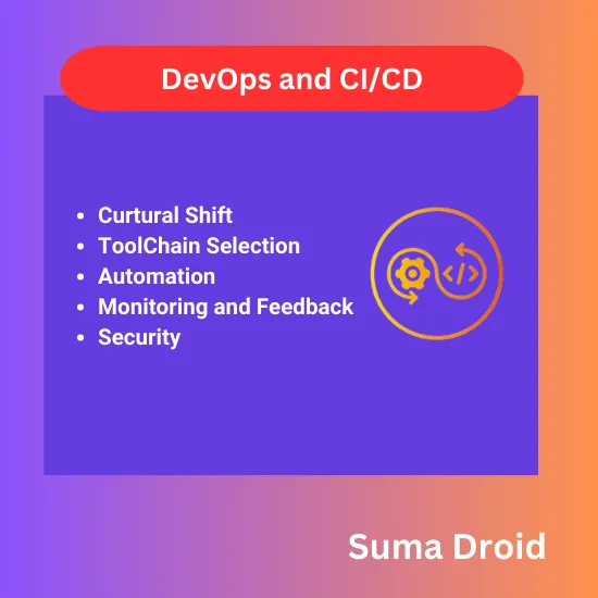 DevOps and CI/CD workflow with continuous integration and deployment tools.