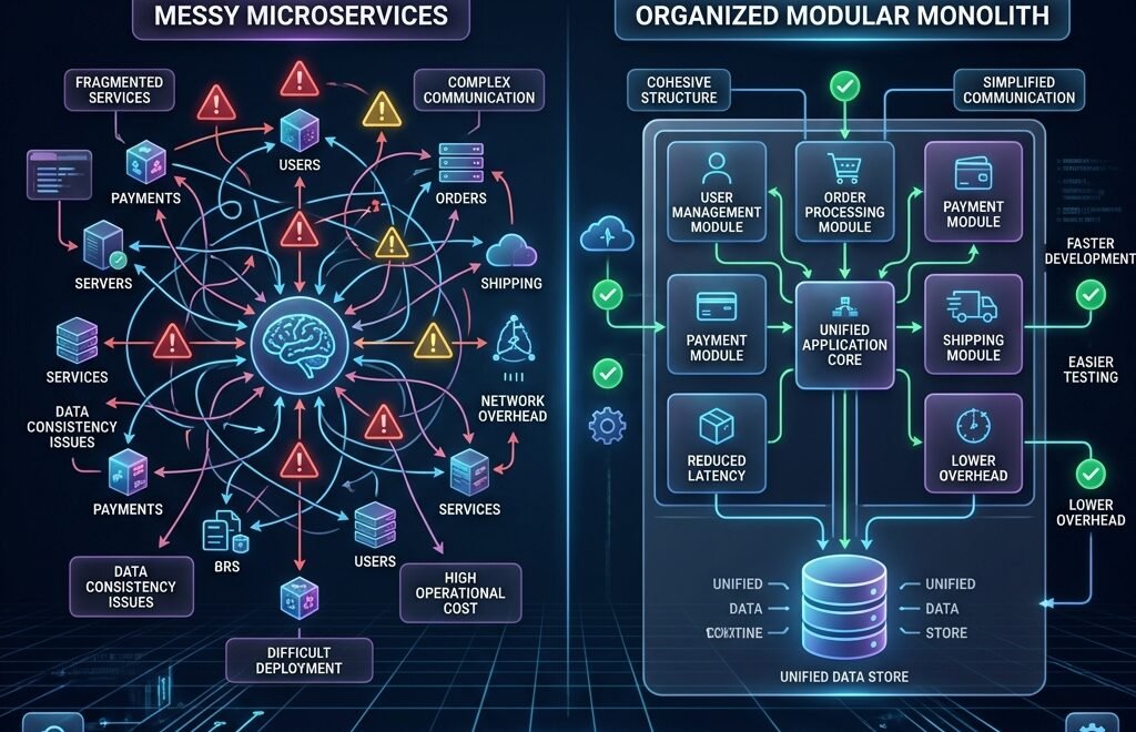 Modular Monolith vs Microservices Architecture