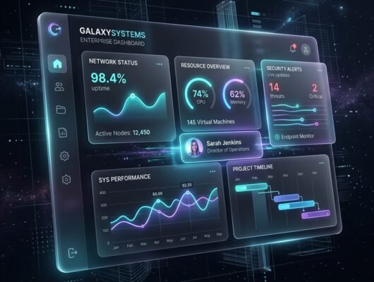 Futuristic UI Dashboard