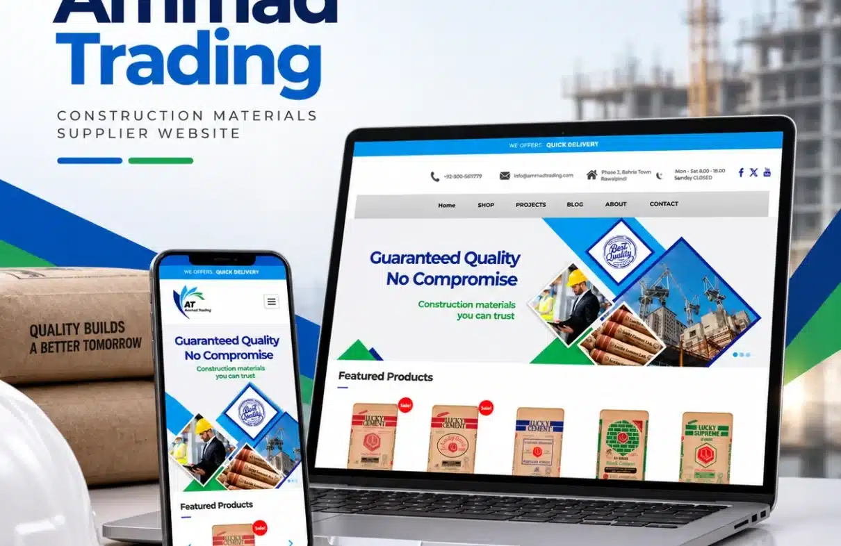 Ammad Trading — Construction Materials E-Commerce Store