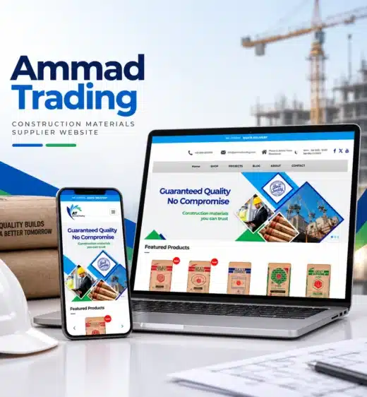 Ammad Trading — Construction Materials E-Commerce Store