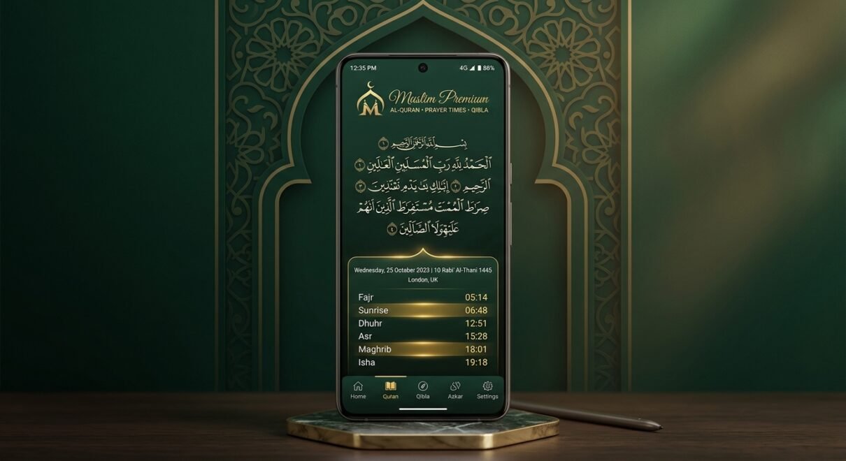Muslim Premium Islamic App - Banner